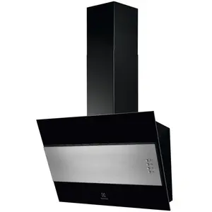 Electrolux Hotte Cheminée coudée Electrolux Serie 600 LFV316Y - Noir pas cher