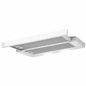 Hotte télescopique Electrolux LFP326FW 410 m3/h blanche pas cher