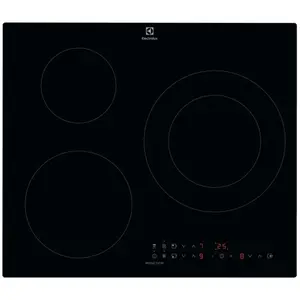 Electrolux Electrolux 300 IDE6342KC Table de cuisson à induction Noir - 3 foyers pas cher