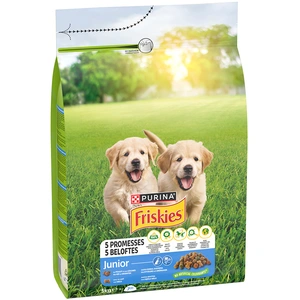 Comparateur de prix : PURINA Friskies Junior poulet et légumes pour chiot - 3 kg