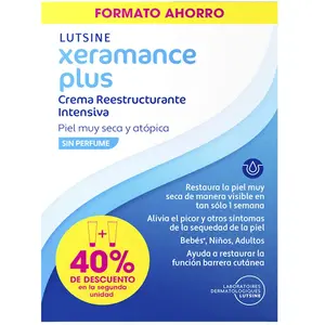 Lutsine Xeramance Plus crema reestrucutrante intensiva pack 2 x 100 ml pas cher