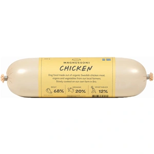 Saucisse Magnusson 12 x 650 g pour chien - poulet