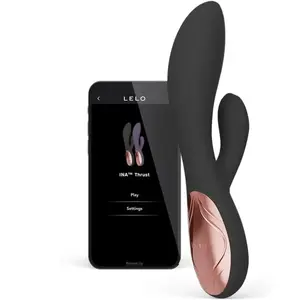 LELO INA Thrust   Rabbitstimulator   Stuwbewegingen   8 modi   BlackVendu parbol