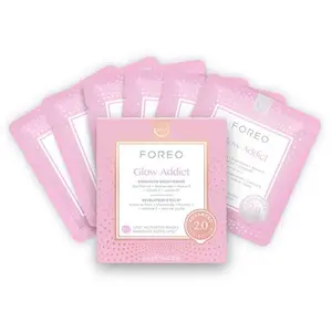 FOREO UFO Glow Addict rozja niaj ca maseczka do twarzy 6 szt. pas cher