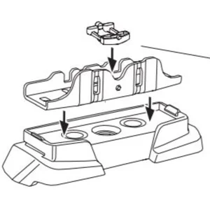 4 pattes de fixation norauto fixpoint 225