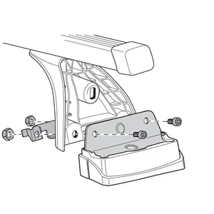 4 pattes de fixation norauto fixpoint 207 pas cher