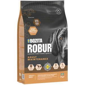 3kg Bozita Robur Maintenance croquettes pour chien pas cher
