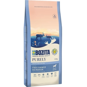 Bozita Dog Purely Adult Active Grain Free renne pour chien - 11 kg pas cher
