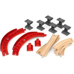Comparateur de prix : BRIO Oplopende gebogen Rails Pack - 33995