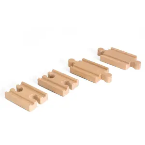 Comparateur de prix : Brio Ravensburger Bri Train Lot 4 Mini Rails Double Male / Double Femelle 54 Mm