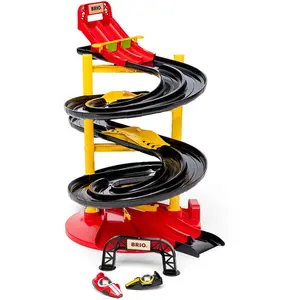 BRIO Ravensburger Verlag Rennbahn-Turm mit zwei Rennwagen pas cher