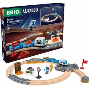 Ravensburger BRIO World Weltraumforschungs-Set - Holzeisenbahnset - wu... pas cher