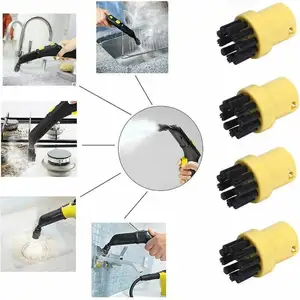 Pack Brosses de Nettoyage Rondes de Rechange pour Nettoyeur Vapeur Kar... pas cher