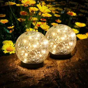 Shining House - Lampe solaire d'extérieur, lampe solaire de jardin 2 p... pas cher