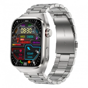 INF Montre intelligente, ECG, fréquence cardiaque, tension artérielle, sommeil Argent pas cher