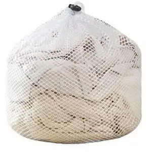 INF Sac à linge en nylon à mailles grossières, paquet de 3 50x60 cm pas cher