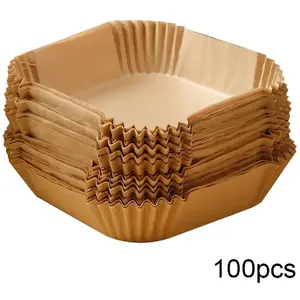 Papier de cuisson jetable pour friteuse à air INF - 100 pièces pas cher