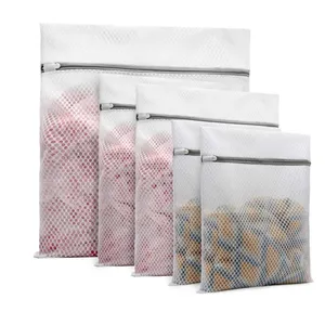 INF Filet Linge Machine à Laver Sacs à Linge en Maille Sacs de Lavage Blanc pas cher