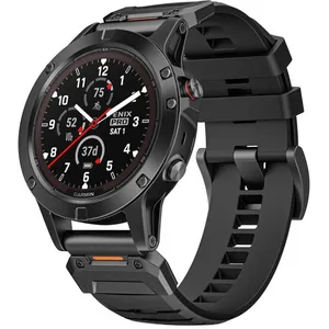 INF Bracelet de montre 26 mm pour Garmin Fenix 3/5/5X/6X/7X Orange pas cher