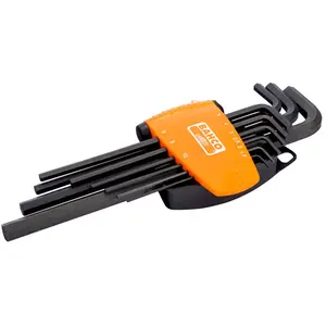 Bahco Bahco JEU DE TOURNEVIS D'ANGLE, 9 PCS, 6 PANS, LONGS, BRUNIS - B... pas cher