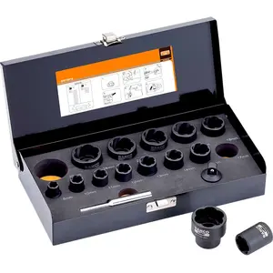 Comparateur de prix : Bahco Bahco JEU DE DOUILLES, 16 PCS, 3/8 + 1/2"" - BWTSP16