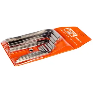 Bahco Jeu de 11 clés mâles 6 pans 2 à 12 mm finition nickelée 1998M/11...Vendu parbricoinn