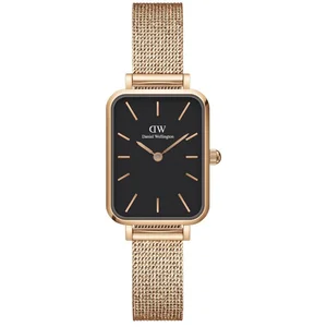 Daniel Wellington Daniel Wellington Montre Quadro Pressed Melrose 20x26mm Or Rose pas cher