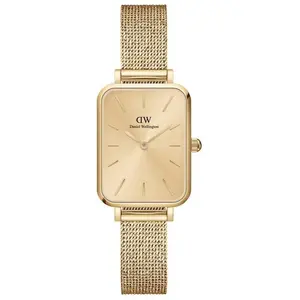 Montre Femme DANIEL WELLINGTON QUADRO UNITONE en Acier Doré - Jaune pas cher