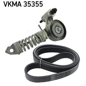 SKF Kit de courroie d'accessoire pour OPEL: Astra, Meriva, Mokka, Adam & VAUXHALL: Meriva, Adam (Ref: VKMA 35355)
