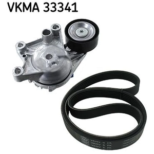 SKF Kit de courroie d'accessoire pour DS: DS4, DS3, DS5 & PEUGEOT: Partner, 5008, 208, Expert, 301, 508, 308, Traveller, 2008, 3008 (Ref: VKMA 33341)