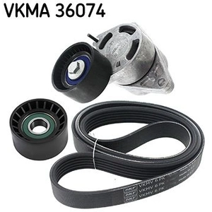 SKF Kit de courroie d'accessoire pour NISSAN: Interstar & RENAULT: Master, Trafic & OPEL: Vivaro, Movano & VAUXHALL: Movano (Ref: VKMA 36074)