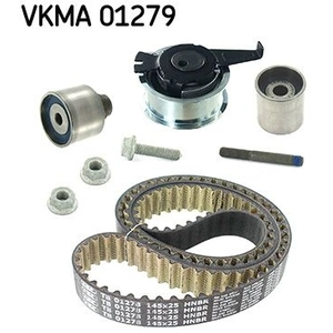 SKF Kit de distribution pour VOLKSWAGEN: Golf, Transporter, Crafter, T-Cross & AUDI: A3, Q2 & SEAT: Leon, Arona & SKODA: Octavia (Ref: VKMA 01279)