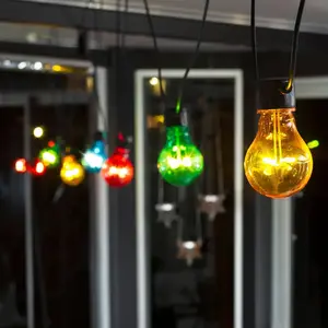 Konstsmide 2396 500 LED Système de jardin, chaînes, plastique, multico... pas cher