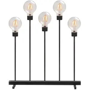Konstsmide 3963-710TR Lustre en métal, Acier, Noir pas cher