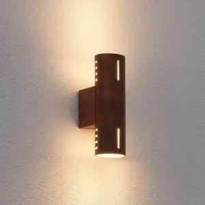 Konstsmide, Éclairage d'extérieur, Applique Cuneo rouille (E27, IP54)