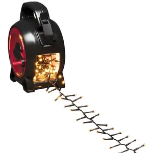 Konstsmide Micro LED 3843-100 avec enrouleur de câble, 300 diodes blan... pas cher