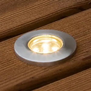 Konstsmide Lampe en acier inoxydable 304 Verre transparent