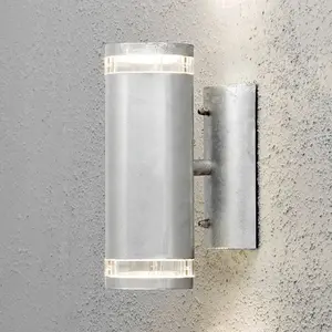 Konstsmide Modena - Wandspot twin triade-strip - 230V - GU10 - zinkVendu parbol