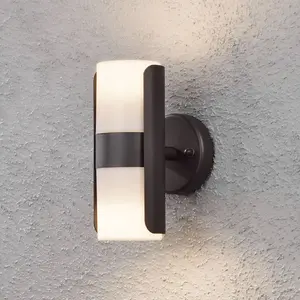 Comparateur de prix : Konstsmide 7522-750 wandverlichting Geschikt voor buitengebruik Zwart