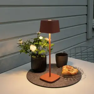 Comparateur de prix : Konstsmide 7814-960 Capri Teracotta Lampe de table sans fil pour intér...