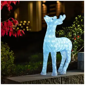 Comparateur de prix : Konstsmide 6121-203 Renne Acrylique 176 LED Blanc + Câble Transparent ...