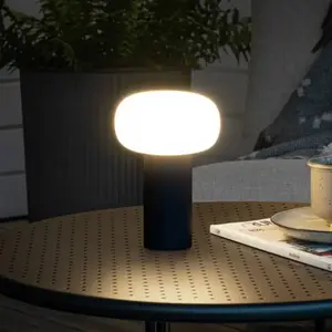 Konstsmide, Lampe de table, Lampe de table USB Antibes, 2.5 W, RGBW, noir (140 lm)