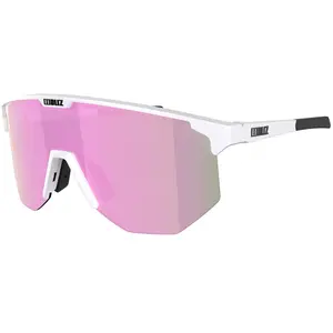 Bliz Hero Sportbril Matte White/ Brown&Pink Mirror - OZB7010-05 pas cher