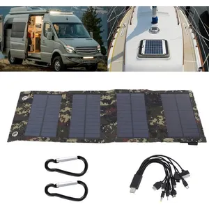Panneau solaire portable - MXZZAND - 20W - Silicium monocristallin - É...