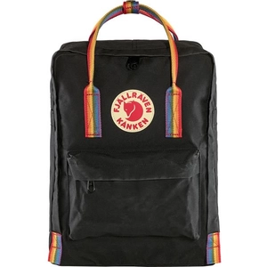 Fjällräven Filofax Fjallraven Kanken Rainbow Rugzak 16 liter - Black-Rainbow Pattern pas cher