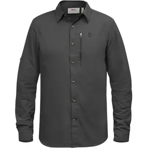 Fjällräven Fjallraven F82263-030 Abisko Hike Shirt LS M Dark Grey LVendu partrekkinn
