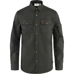 Fjällräven, Hommes, Chemise, Chemise de trekking Sarek, Gris, (L) pas cher