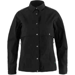 Fjällräven, Femmes, Veste de cyclisme, Hoja Rider's Wind Jacket W (L), Noir, L pas cher