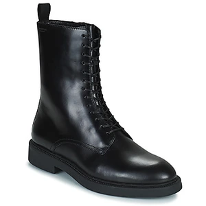 Bottines Femme - Vagabond - Alex W - Cuir - Talon Plat - Noir pas cher