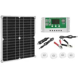 Kit Panneau Solaire 40W Chargeur 60A 12V avec Controllerbejoey Odipie